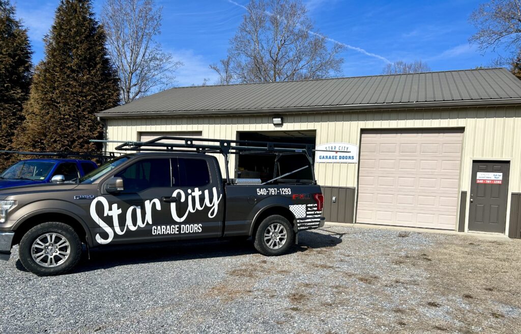 Star City Garage Doors service truck
