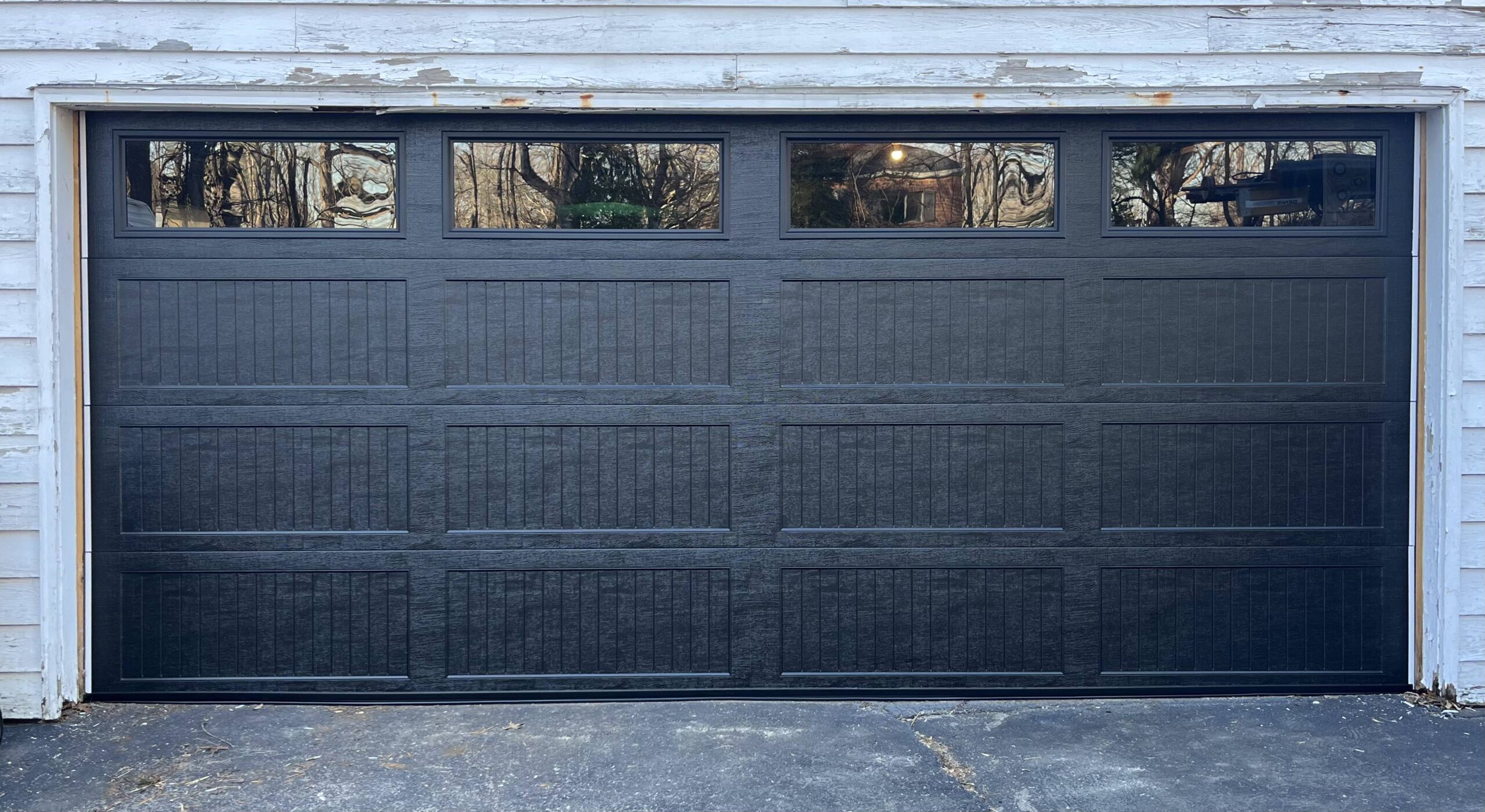 Black Garage Doors Near You in Cave Springs, VA